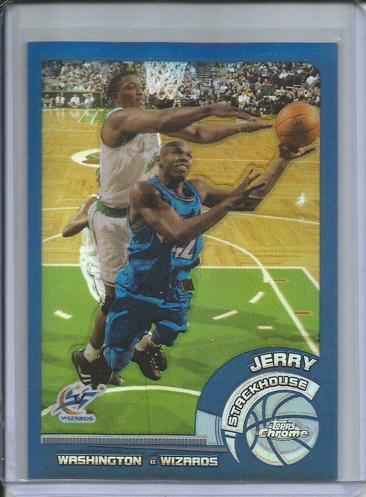 JERRY STACKHOUSE 2003-04 TOPPS CHROME REFRACTOR WIZARDS