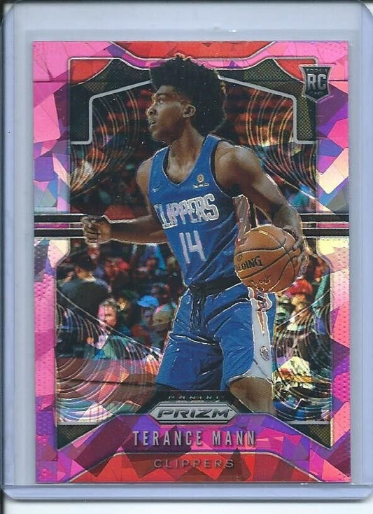 TERANCE MANN 2019-20 PANINI PRIZM PINK ICE PRIZMS RC #296