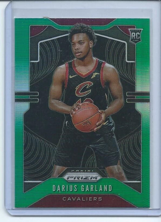 DARIUS GARLAND 2019-20 PANINI PRIZM GREEN PRIZMS RC #288