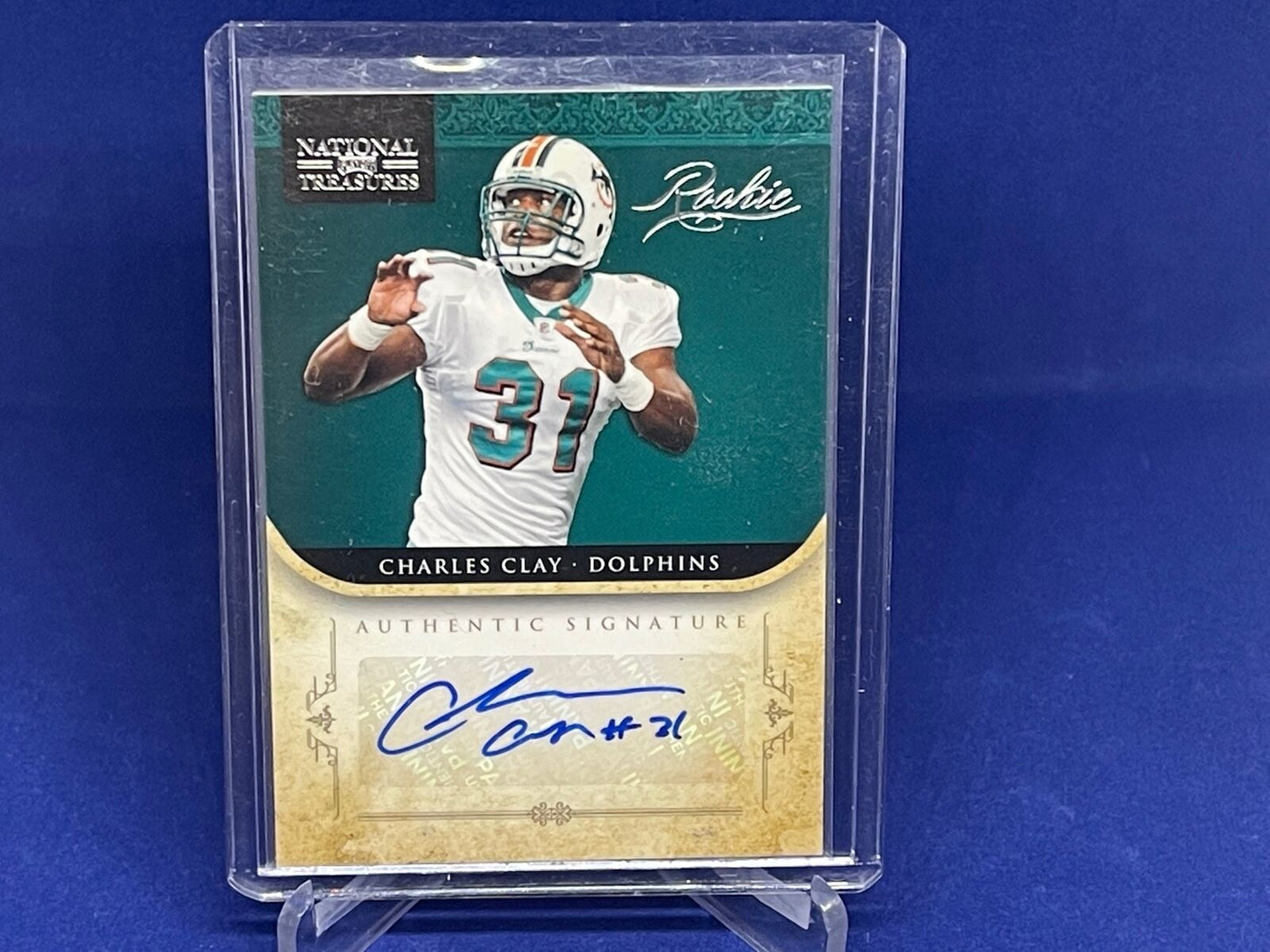 CHARLES CLAY 2012 PANINI PLAYOFF NATIONAL TREASURES ROOKIE AUTO RC #D 16/99