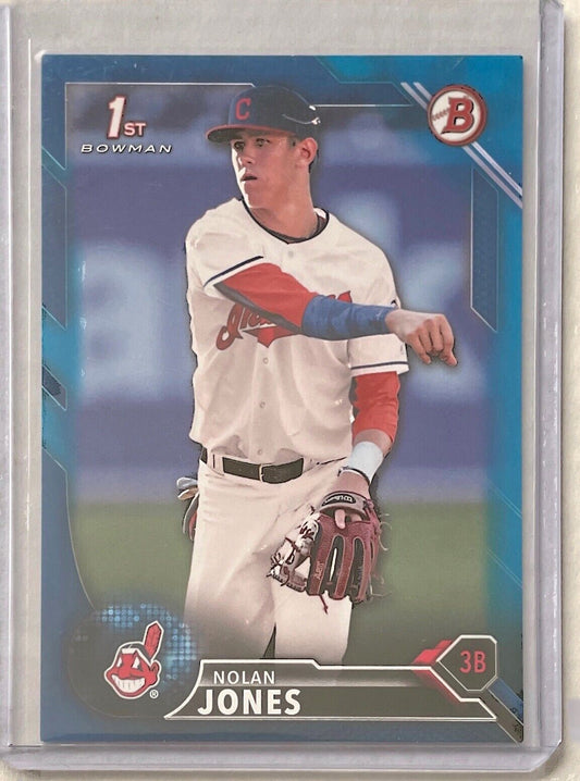 NOLAN JONES 2016 BOWMAN PAPER 1ST PROSPECT BLUE #D 002/150