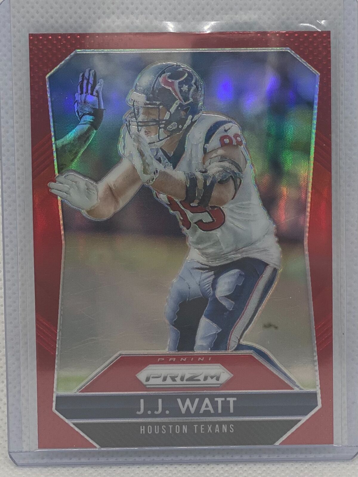 J.J . WATT 2015 PANINI PRIZM RED PRIZMS #99