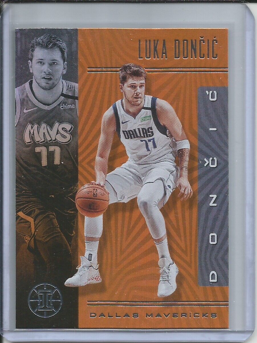 LUKA DONCIC 2019-20 PANINI ILLUSIONS ORANGE MAVERICKS