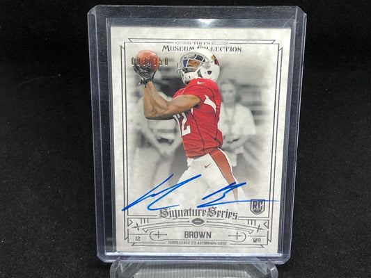 JOHN BROWN 2014 TOPPS MUSEUM COLLECTION SIG SERIES ON CARD AUTO RC #D 3/350