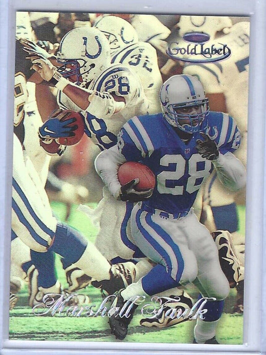 MARSHALL FAULK 1998 TOPPS GOLD LABEL BLACK LABEL SP #11