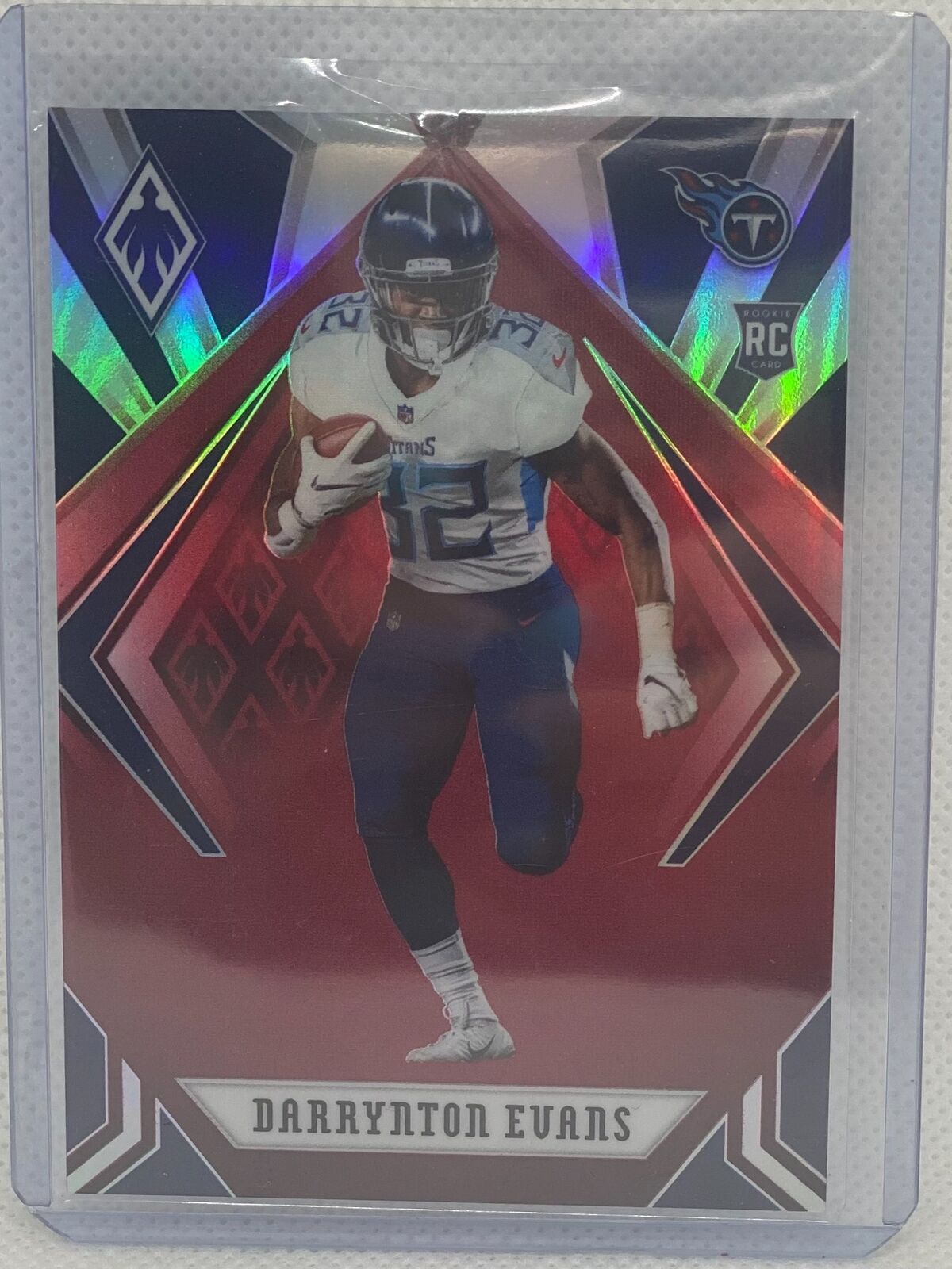 DARRYNTON EVANS 2020 PANINI PHOENIX RED PRIZM RC #D 057/299