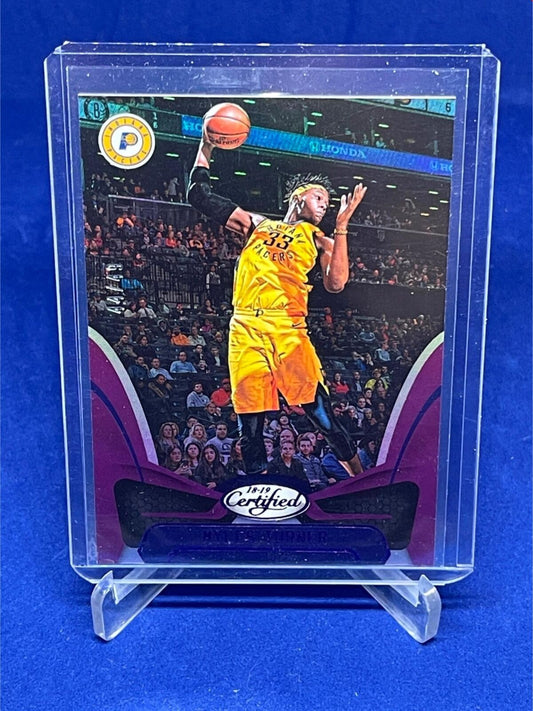 MYLES TURNER 2018-19 PANINI CERTIFIED PURPLE FOIL #D 44/49