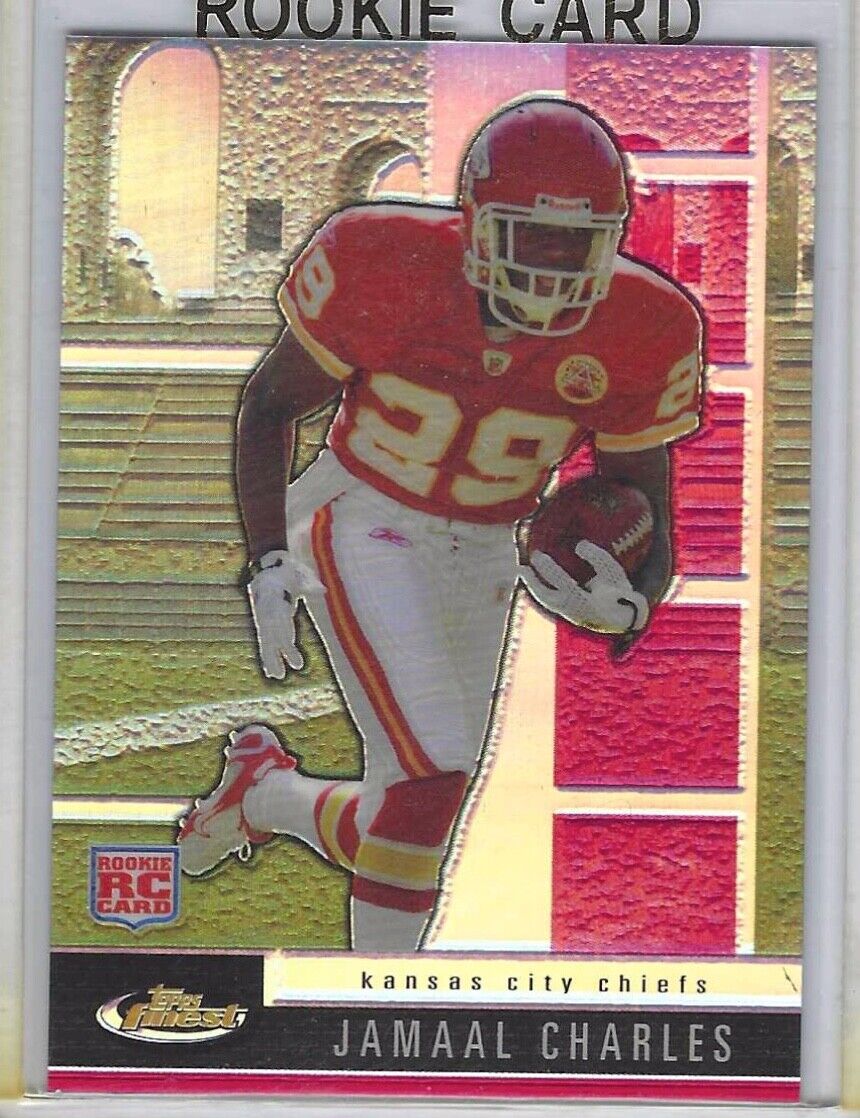 JAMAAL CHARLES 2008 TOPPS FINEST REFRACTOR RC #D /699