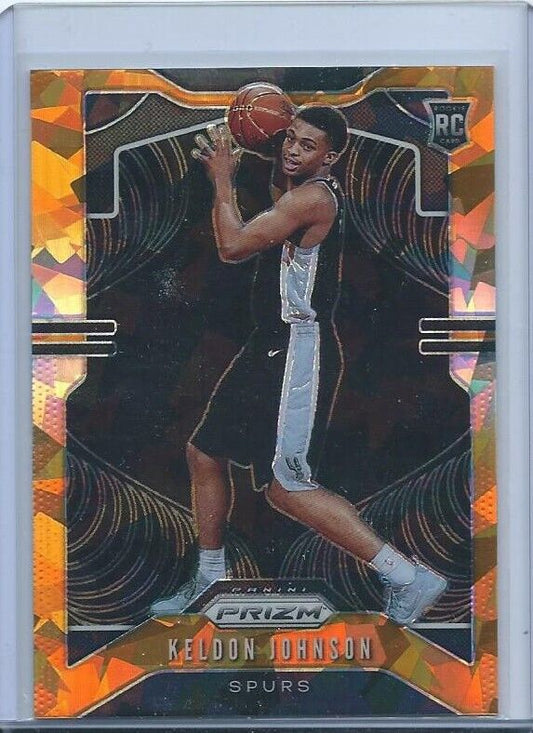 KELDON JOHNSON 2019-20 PANINI PRIZM ORANGE ICE PRIZMS RC #273