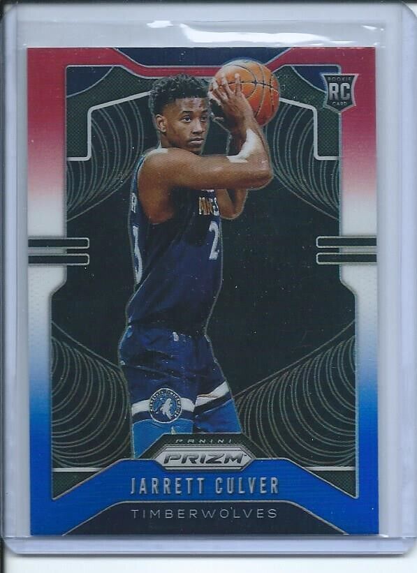 JARRETT CULVER 2019-20 PANINI PRIZM RED WHITE BLUE PRIZMS RC #252
