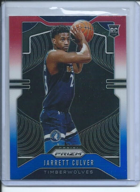 JARRETT CULVER 2019-20 PANINI PRIZM RED WHITE BLUE PRIZMS RC #252