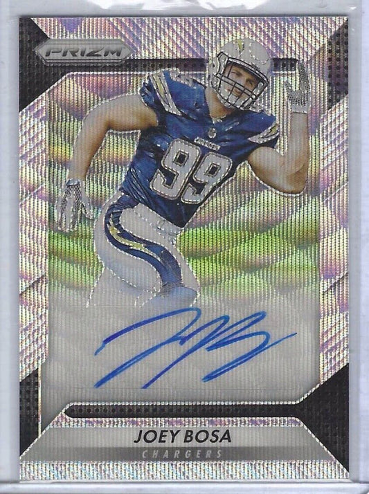 JOEY BOSA 2016 PANINI PRIZM BLUE WAVE PRIZMS AUTO RC #D 23/149
