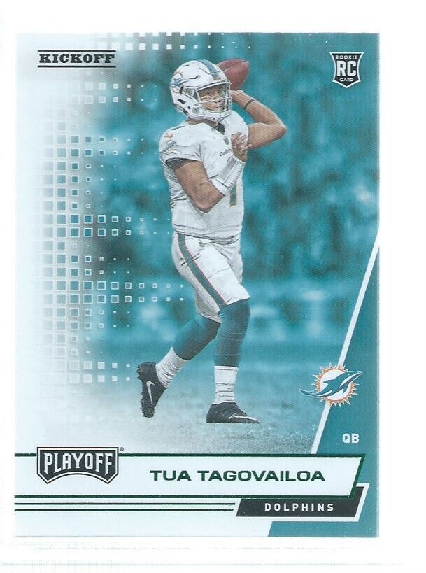 TUA TAGOVAILOA 2020 PLAYOFF KICKOFF ROOKIE RC #202