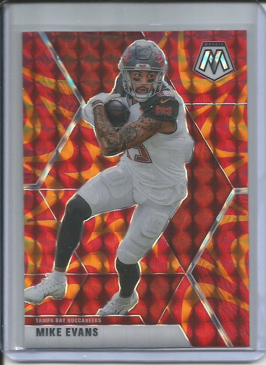 MIKE EVANS 2019-20 PANINI MOSAIC REACTIVE ORANGE PRIZM BUCCANEERS