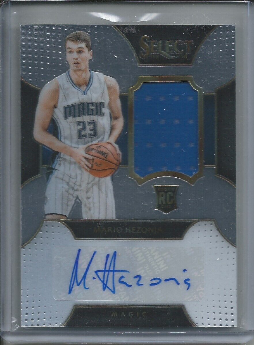MARIO HEZONJA 2015-16 PANINI SELECT ROOKIE AUTO RC #D 21/125