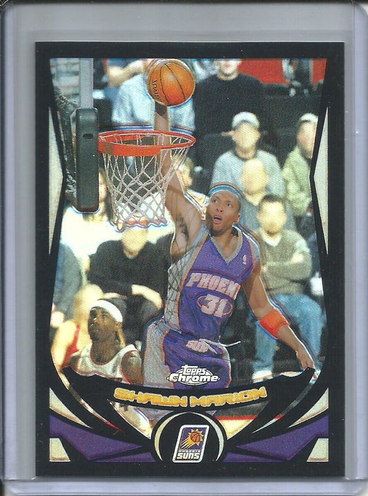 SHAWN MARION 2005 TOPPS CHROME BLACK REFRACTOR #D 348/500