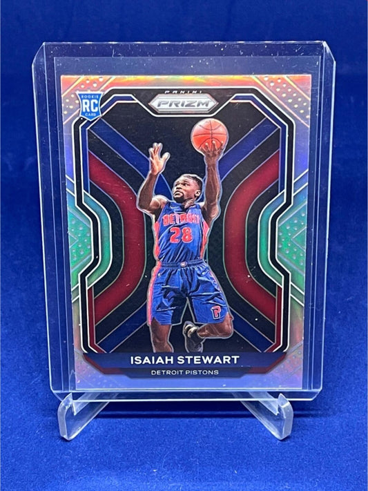 ISAIAH STEWART 2020-21 PANINI PRIZM SILVER PRIZMS ROOKIE RC # 254