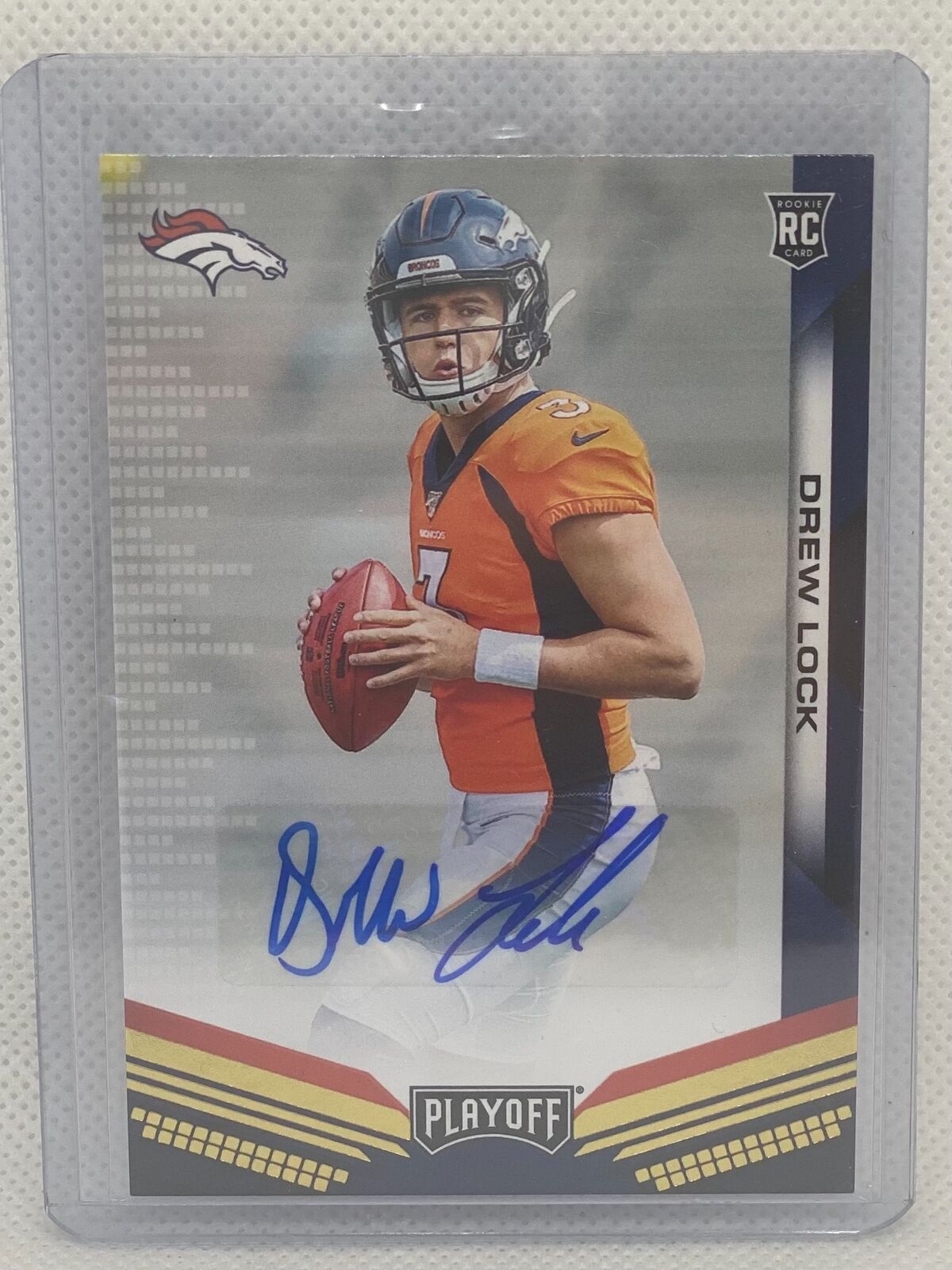 DREW LOCK 2019 PANINI PLAYOFF AUTO RC #204