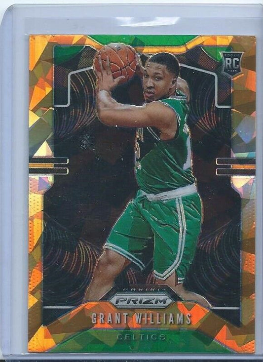 GRANT WILLIAMS 2019-20 PANINI PRIZM ORANGE ICE PRIZMS RC #267