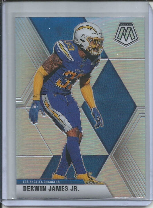 DERWIN JAMES JR 2019-20 PANINI MOSAIC SILVER PRIZM CHARGERS