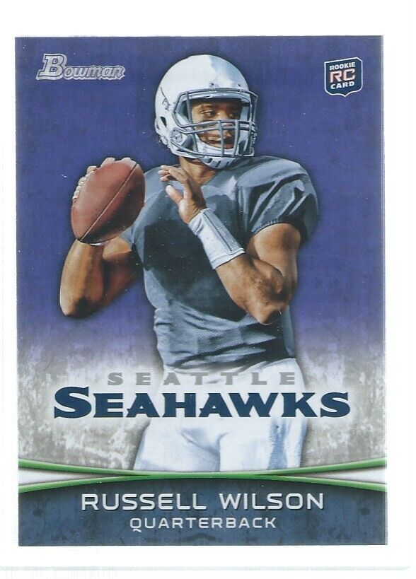 RUSSELL WILSON 2012 TOPPS BOWMAN PURPLE ROOKIE RC #116