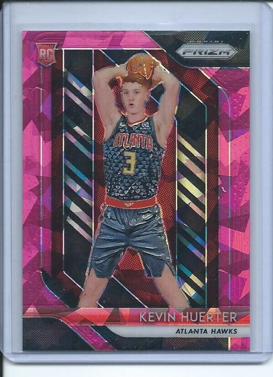 KEVIN HUERTER 2018-19 PANINI PRIZM PINK ICE PRIZMS RC  #68