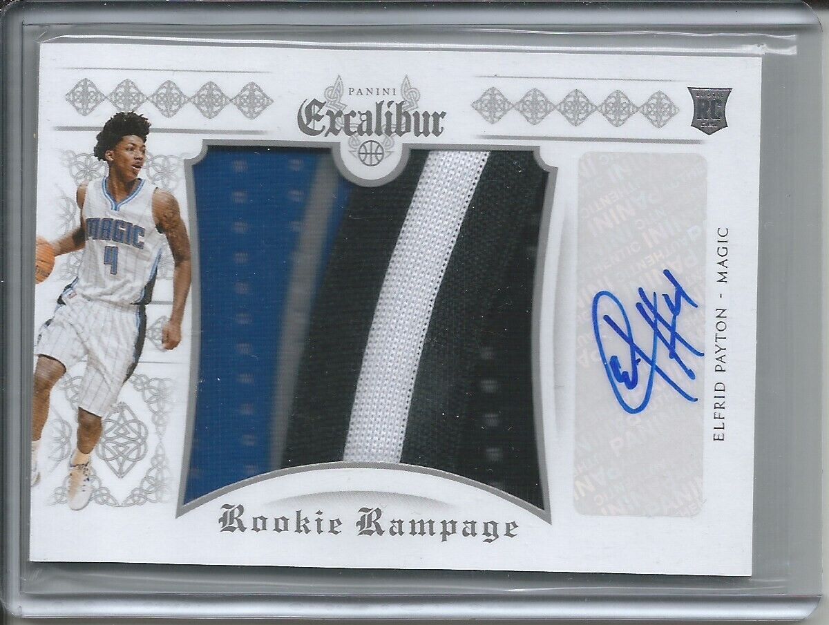 ELFRID PAYTON 2014-15 PANINI EXCALIBUR ROOKIE RAMPAGE ROOKIE PATCH AUTO RPA RC