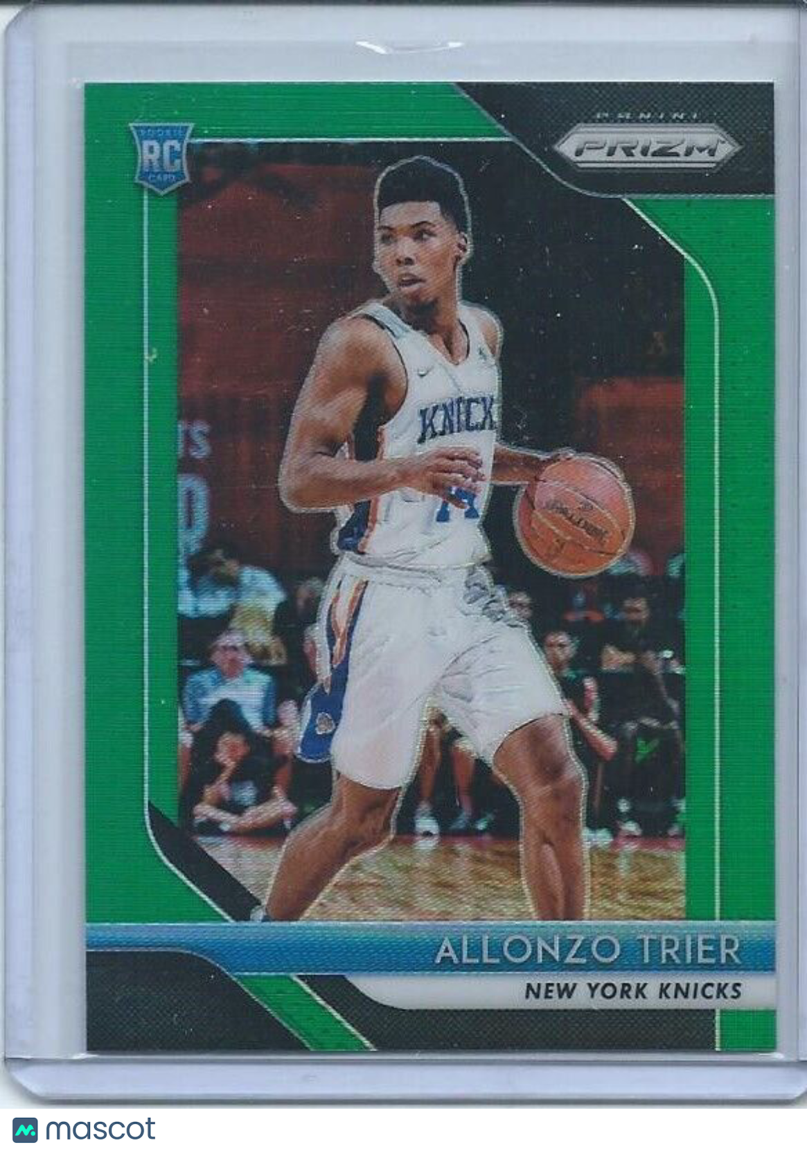 ALLONZO TRIER 2018-19 PANINI PRIZM GREEN PRIZMS RC #209