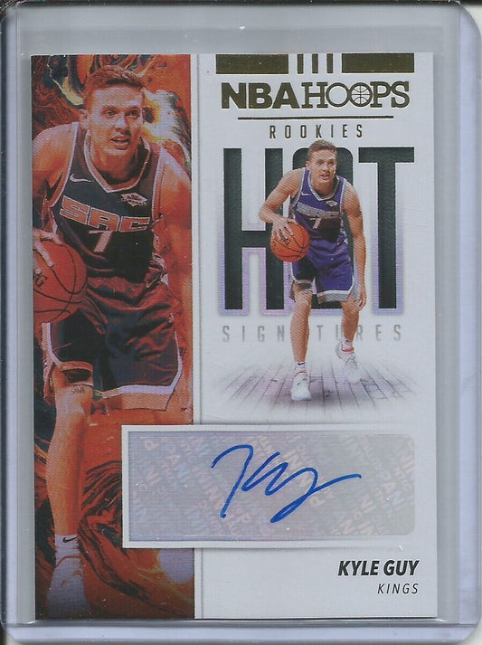 KYLE GUY 2019-20 PANINI HOOPS HOT SIGNATURES ROOKIE AUTO RC KINGS