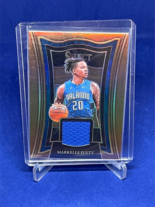 MARKELLE FULTZ 2020-21 PANINI SELECT BRONZE PRIZM JERSEY RELIC #D 16/49