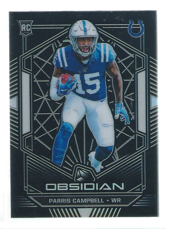 PARRIS CAMPBELL 2019 PANINI OBSIDIAN ROOKIE RC #D 17/125