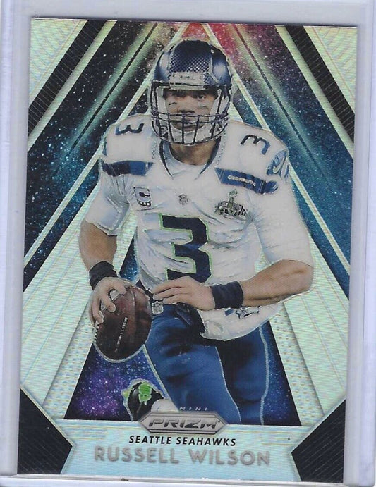 RUSSELL WILSON 2018 PRIZM SILVER PRIZM APEX SSP #A-16