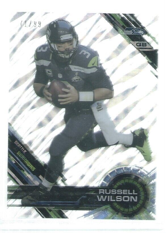 RUSSELL WILSON 2015 TOPPS GREEN DIFFRACTOR #D 71/99