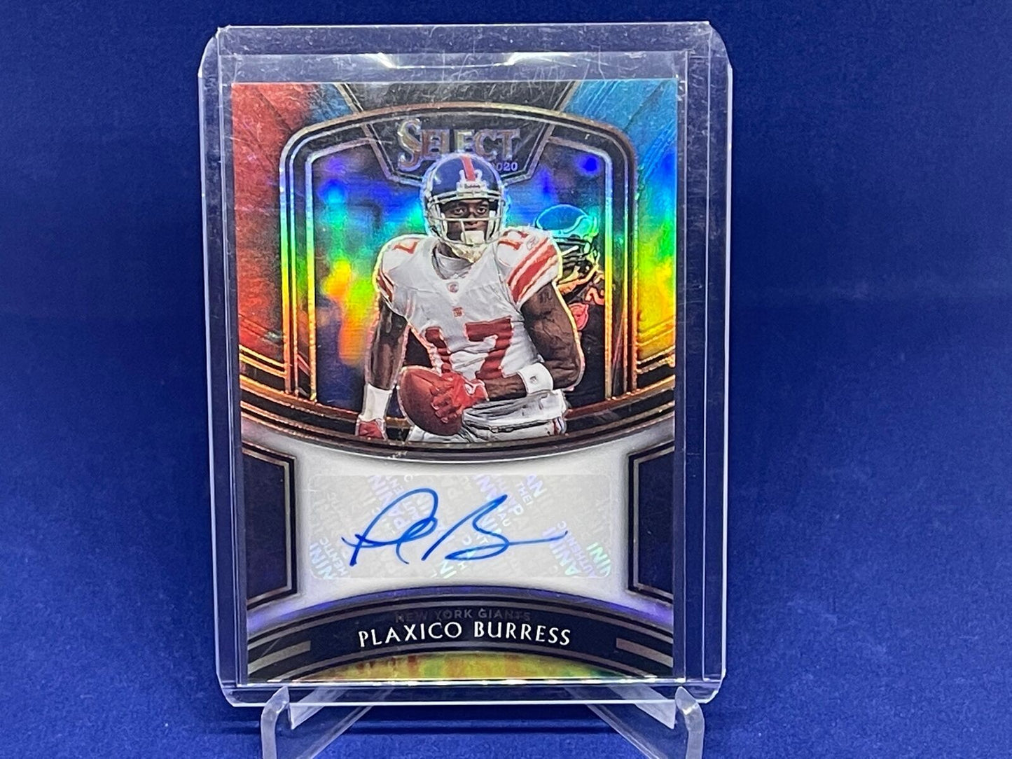 PLAXICO BURRESS 2020 PANINI SELECT TIE DYE PRIZM AUTO #D 5/25