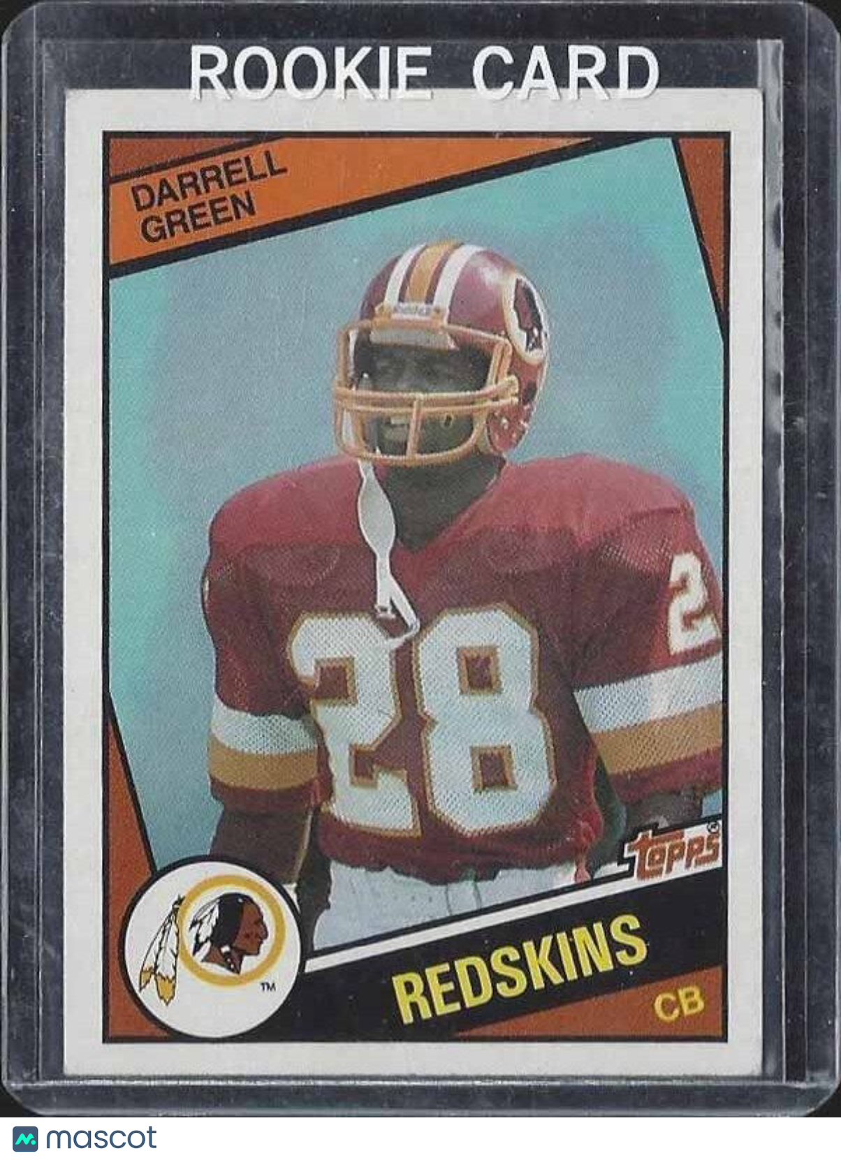 DARRELL GREEN 1984 TOPPS REDSKINS TRUE ROOKIE RC #380