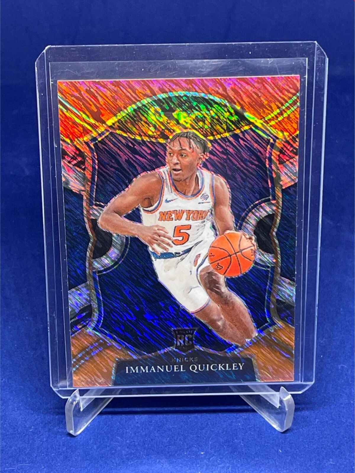 IMMANUEL QUICKLEY 2020-21 PANINI SELECT CONCOURSE RED SHIMMER PRIZM RC # 85