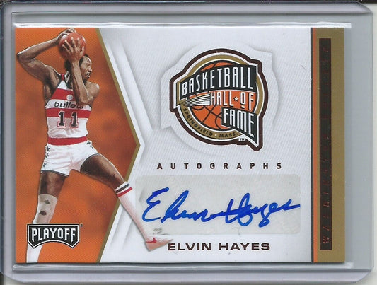 ELVIN HAYES 2020 PANINI PLAYOFF HALL OF FAME AUTOGRAPHS AUTO WASHINGTON BULLETS