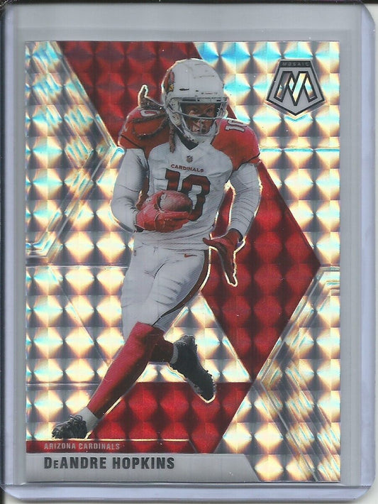 DEANDRE HOPKINS 2019-20 PANINI MOSAIC SILVER MOSAIC PRIZM CARDINALS