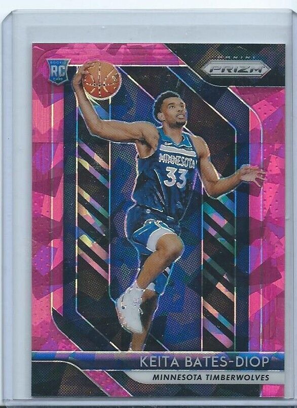 KEITA BATES-DIOP 2018-19 PANINI PRIZM PINK ICE PRIZMS RC #47