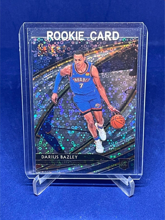 DARIUS BAZLEY 2019-20 PANINI SELECT FAST BREAK COURTSIDE PRIZM ROOKIE RC # 292