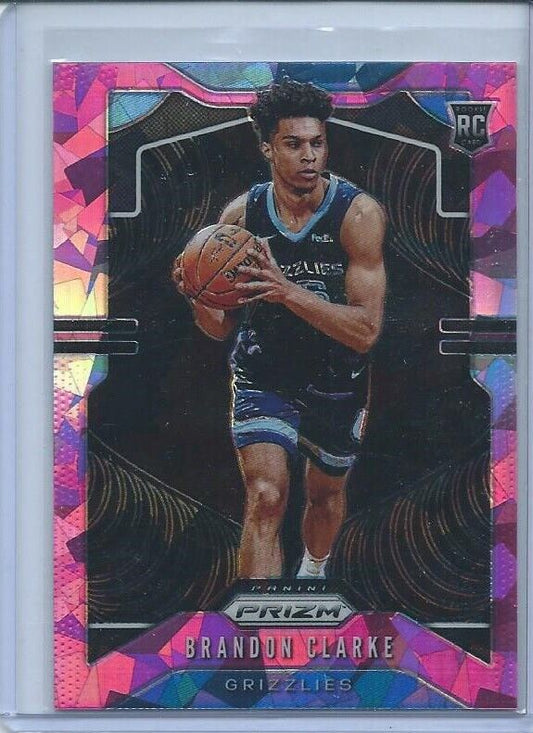BRANDON CLARKE 2019-20 PANINI PRIZM PINK ICE PRIZMS RC #266