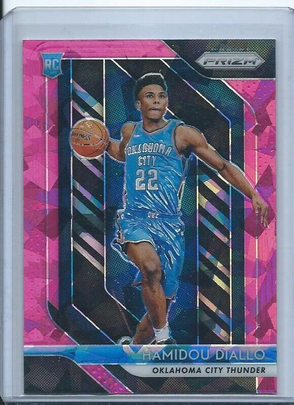 HAMIDOU DIALLO 2018-19 PANINI PRIZM PINK ICE PRIZMS RC #9