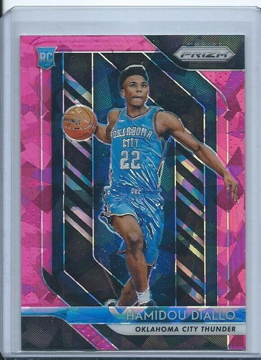 HAMIDOU DIALLO 2018-19 PANINI PRIZM PINK ICE PRIZMS RC #9