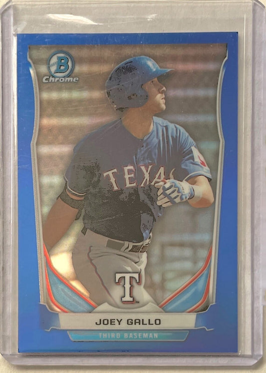 JOEY GALLO 2014 BOWMAN CHROME PROSPECT BLUE REFRACTOR #D 274/399