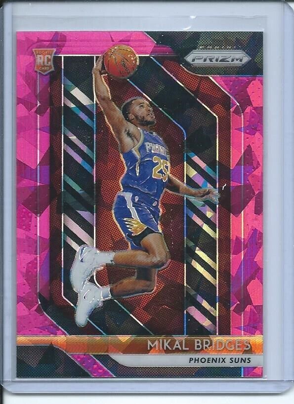 MIKAL BRIDGES 2018-19 PANINI PRIZM PINK ICE PRIZMS RC #289