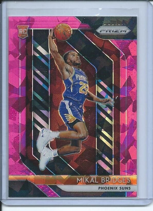 MIKAL BRIDGES 2018-19 PANINI PRIZM PINK ICE PRIZMS RC #289