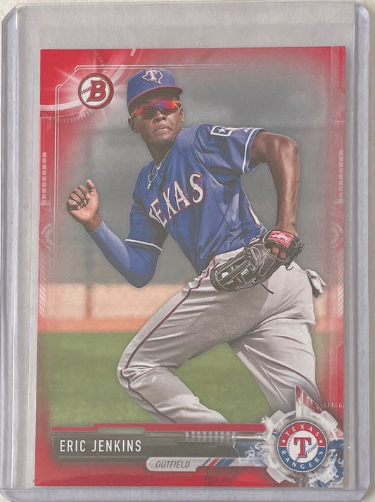 ERIC JENKINS 2017 BOWMAN PAPER PROSPECT RED #D 4/5