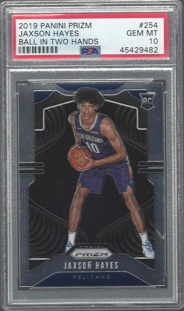 JAXSON HAYES 2019-20 PANINI PRIZM PHOTO VARIATION SSP RARE SHORT PRINT RC PSA 10