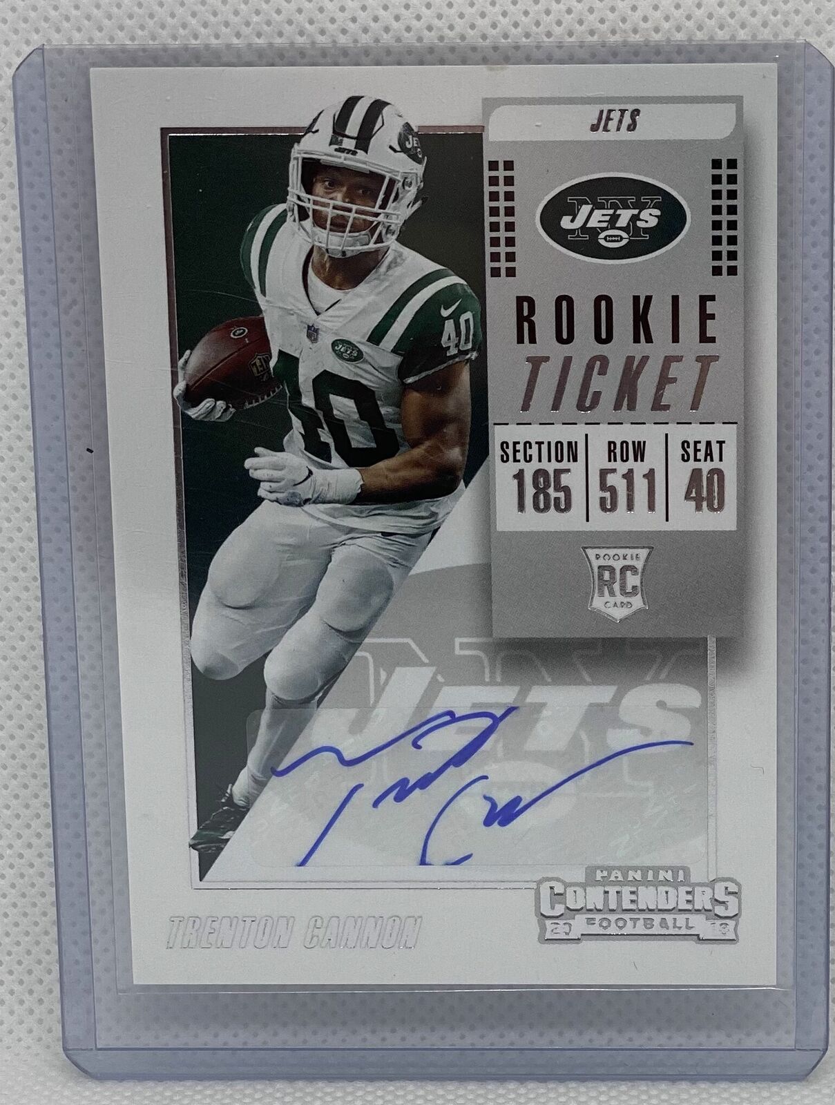 TRENTON CANNON 2018 CONTENDERS ROOKIE TICKET SP VARIATION AUTO RC #269