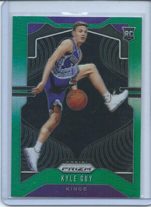 KYLE GUY 2019-20 PANINI PRIZM GREEN PRIZMS RC #287